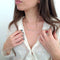 Collier Collier barrette en or rose 18 carats saphirs multicolores et diamants 58 Facettes BVP-COL-0066