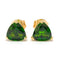 Boucles d'oreilles Boucles d’oreilles en or jaune 18 carats serties de diopsides 58 Facettes BVP-BDO-0080