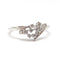 Bague 54 Bague grappe en or blanc 18 carats et diamants 58 Facettes BVP-BAG-0082