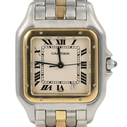 Cartier Panthère - Montre en or jaune et acier 58 Facettes MT47448