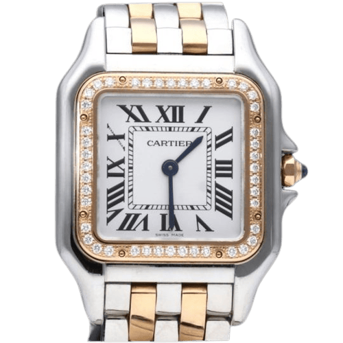 Cartier Panthère - Montre GM en or rose et acier 58 Facettes MT48036