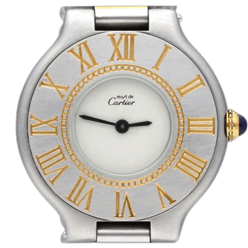 Cartier Must 21 - Montre en or jaune et acier 58 Facettes MT48044
