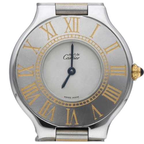 Cartier Must 21 - Montre en or jaune et acier 58 Facettes MT48047