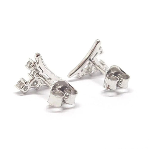 Boucles d'oreilles Boucles d'oreilles grappe en or blanc 18 carats et diamants 58 Facettes BVP-BDO-0084