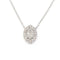 Collier Collier marquise en or blanc 18 carats et diamants 58 Facettes BVP-COL-0086