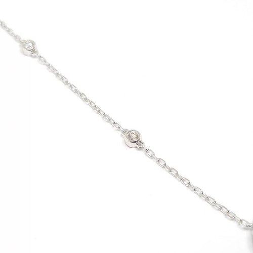 Collier Collier marquise en or blanc 18 carats et diamants 58 Facettes BVP-COL-0086