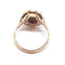 Bague 55 Bague rubis et diamants en or rose 14 carats 58 Facettes BVP-BAG-0090
