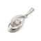 Pendentif Pendentif cœur ancien en or blanc 18 carats et diamant 58 Facettes BVP-PEN-0091