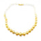 Collier Collier de perles dorées et blanches en or jaune 18 carats 58 Facettes BVP-COL-0092