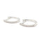 Boucles d'oreilles Boucles d'oreilles créoles en or blanc 18 carats et diamants 58 Facettes BVP-BDO-0093