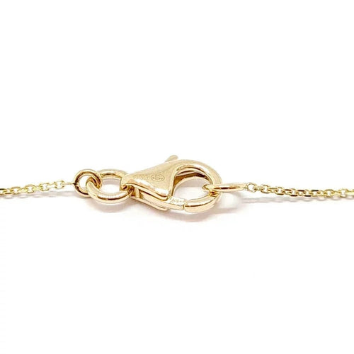 Collier Collier entourage émeraude et diamants en or jaune 18 carats 58 Facettes BVP-COL-0097
