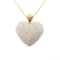 Collier Collier cœur en or jaune 18 carats et diamants 58 Facettes BVP-COL-0101