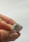 53 Bague en or blanc avec alexandrite ALGT 0,77 ct et diamants 58 Facettes ring