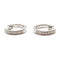 Boucles d'oreilles Créoles - Boucles d’oreilles en or blanc 18 carats et diamants 58 Facettes BVP-BDO-0104