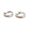 Boucles d'oreilles Créoles - Boucles d’oreilles en or blanc 18 carats et diamants 58 Facettes BVP-BDO-0104