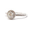 Bague 54 Solitaire - Bague en or blanc 18 carats et diamants 58 Facettes BVP-BIJ-0107