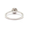 Bague 54 Solitaire - Bague en or blanc 18 carats et diamants 58 Facettes BVP-BIJ-0107