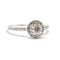 Bague 54 Solitaire - Bague en or blanc 18 carats et diamants 58 Facettes BVP-BIJ-0107