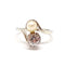 Bague 57 Bague Toi & Moi en or blanc 18 carats et platine, diamant et perle 58 Facettes BVP-BAG-0109