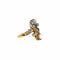 Bague 55 Bague toi & moi vintage en or jaune 18 carats, platine, perle et diamants 58 Facettes BVP-BAG-0002