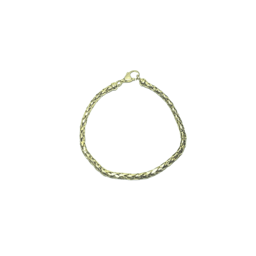 Bracelet Bracelet maille palmier en or jaune 18 carats 58 Facettes 250371