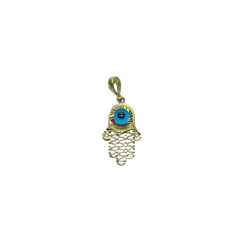 Pendentif Pendentif Main de Fatma en or jaune 18 carats 58 Facettes 250352