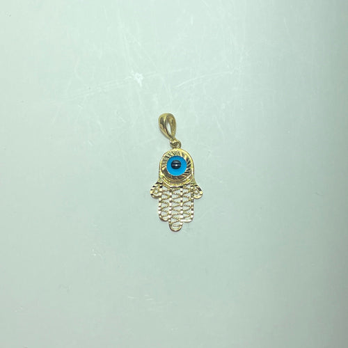 Pendentif Pendentif Main de Fatma en or jaune 18 carats 58 Facettes 250352