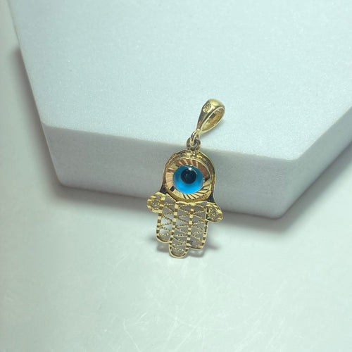 Pendentif Pendentif Main de Fatma en or jaune 18 carats 58 Facettes 250352