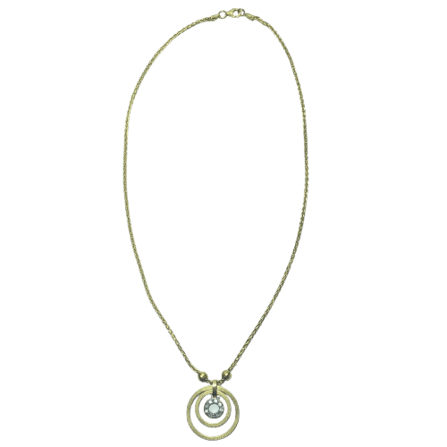 Collier Collier pendentif en or jaune 18 carats 58 Facettes 250301