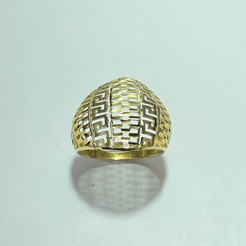 Bague 56 Bague ajourée or jaune 2,6 g 58 Facettes 250246
