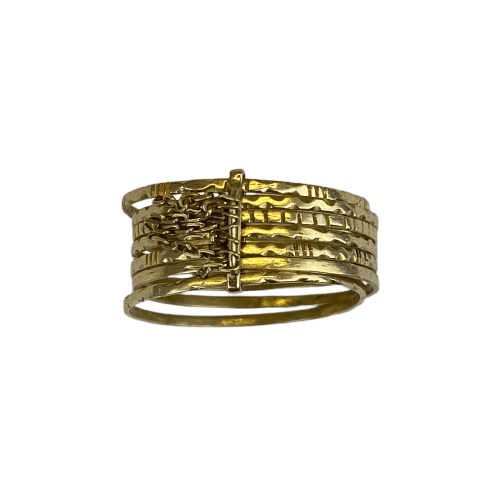 Bague 70 Bague semainier en or jaune 18 carats 58 Facettes 250235
