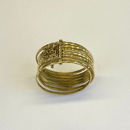 Bague 70 Bague semainier en or jaune 18 carats 58 Facettes 250235