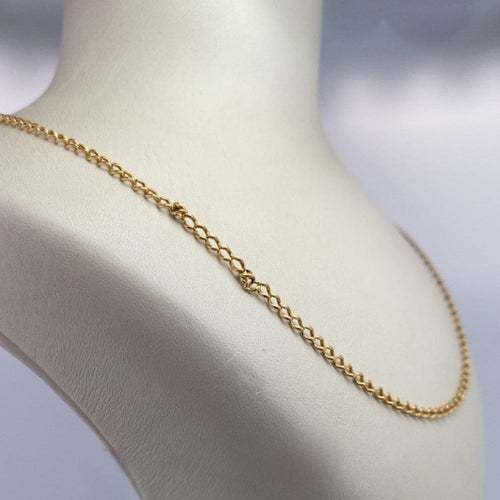 Classic 18-carat yellow gold necklace Link, 6 g 