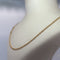Collier Collier maille classique en or jaune 18 carats 58 Facettes 250200