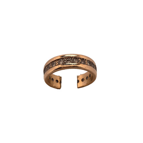 Bague Bague alliance sertie en or jaune 18 carats 58 Facettes 250156
