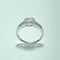 Bague Bague - Diamants en or blanc 18 carats 58 Facettes 250168
