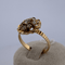 Bague Bague florale en or jaune 18 carats 3,13 g 58 Facettes 250129