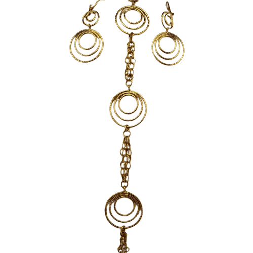 Boucles d'oreilles Gourmette et boucles d'oreilles en or jaune 58 Facettes 250011