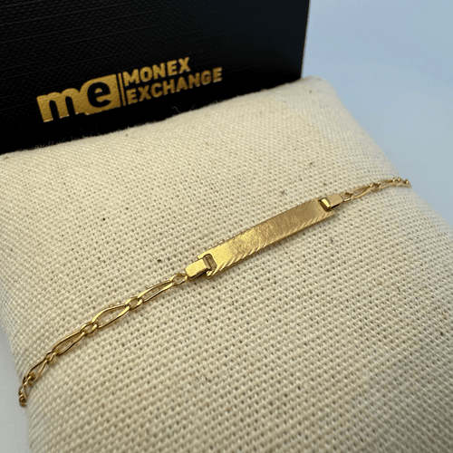 Bracelet Bracelet identité enfant en or jaune 58 Facettes 250057
