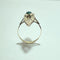 Bague 58 Bague en or jaune 18K avec gemme verte 58 Facettes 250342