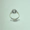 18-carat white gold ring with 0.35 ct diamond 