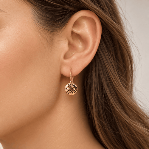 Boucles d'oreilles Boucles d'oreilles lobe en or jaune 18 carats 58 Facettes MA00OG44BYBFH