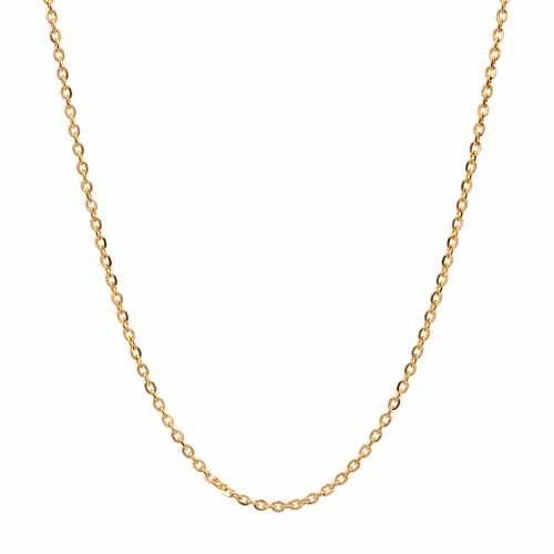 Collier Collier chaîne rolo diamantée en or jaune 18 carats 58 Facettes FA00OG02BMAFB