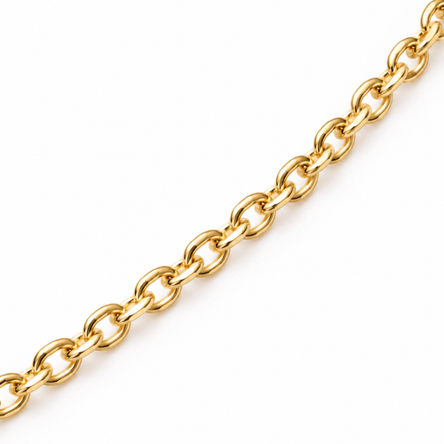 Collier Collier chaîne rolo diamantée en or jaune 18 carats 58 Facettes FA00OG02BMAFB