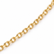 Collier Collier chaîne rolo diamantée en or jaune 18 carats 58 Facettes FA00OG02BMAFB