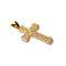 Pendentif Croix - Pendentif en or jaune 18 carats 58 Facettes NA00OG040CBSE