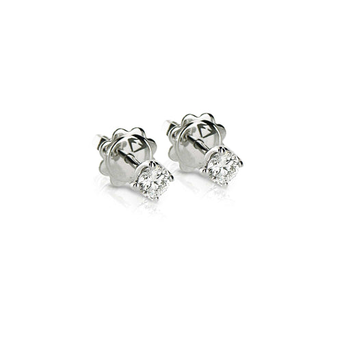 Boucles d'oreilles Flower - Boucles d'oreilles en or 18k et diamants 58 Facettes