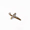 Pendentif Pendentif croix bicolore en or 18 carats 58 Facettes 47298187