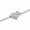 Bracelet Bracelet cœur en or blanc 18 carats 58 Facettes 47298699