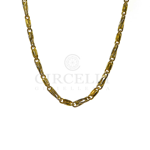 Collier Collier bicolore en or jaune 18 carats 58 Facettes 93481847